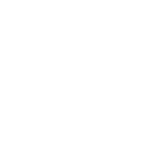 Rakete animiert, fliegend