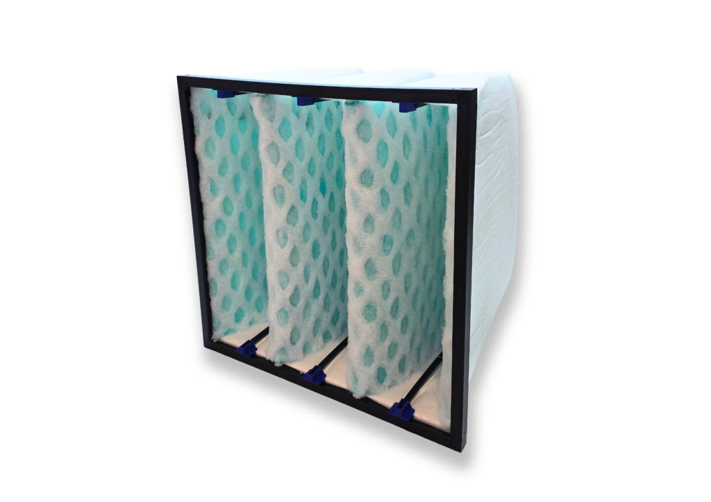 KlixxaPocket Taschenfilter mit stabiler Taschenstruktur für industrielle Luftfiltration/KlixxaPocket pocket filter with stable pocket structure for industrial air filtration